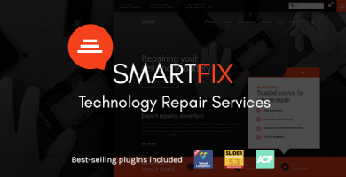 قالب SmartFix - قالب سایت خدمات تعمیرات