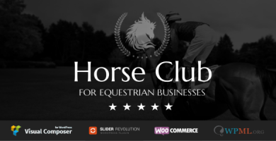 قالب Horse Club - قالب وردپرس سوارکاری
