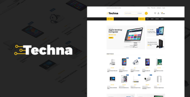 قالب Techna - قالب وردپرس فروشگاه الکترونیک