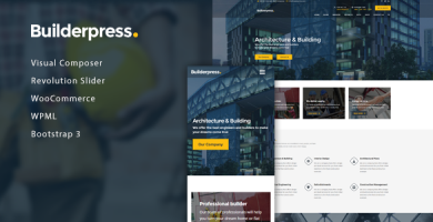 قالب BuilderPress - قالب وردپرس ساخت و ساز ساختمان