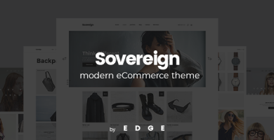 قالب Sovereign - قالب وردپرس سایت فروشگاهی مدرن