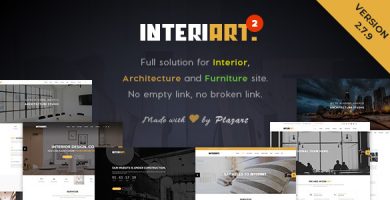قالب InteriArt - قالب وردپرس مبلمان و طراحی داخلی