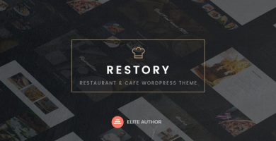 قالب Restory - قالب وردپرس رستوران و کافه