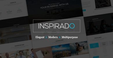 قالب Inspirado - قالب وردپرس سایت رویداد