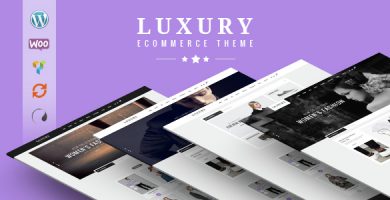قالب Luxury - قالب فروشگاهی وردپرس
