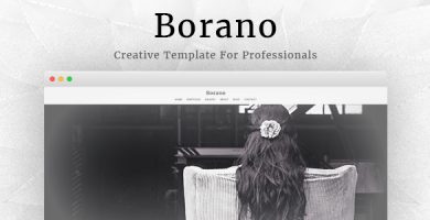 قالب Borano - قالب وردپرس عکاسی و نمونه کار