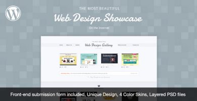 قالب Web Design Showcase - قالب وردپرس