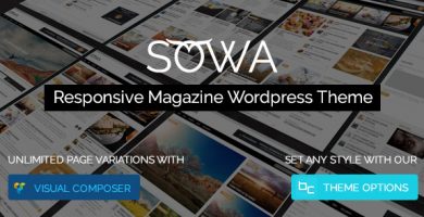 قالب Sowa - قالب مجله وردپرس