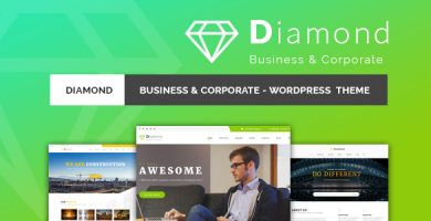 قالب Diamond - قالب وردپرس شرکتی و کسب و کار