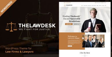 قالب Law Desk - قالب وردپرس وکالت