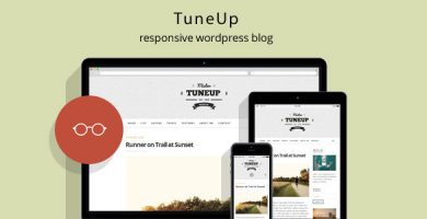 قالب TuneUp - قالب وبلاگ وردپرس ریسپانسیو