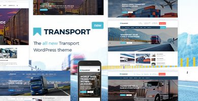 قالب Transport - قالب سایت شرکت حمل و نقل