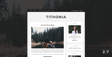 قالب Tithonia - قالب وبلاگ وردپرس