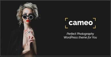 قالب Cameo Photography - قالب وردپرس عکاسی