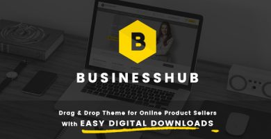 قالب Business Hub - قالب وردپرس برای کسب و کارهای آنلاین