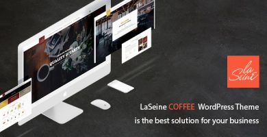 قالب Laseine - قالب وردپرس کافه و رستوران
