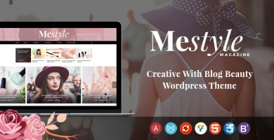 قالب Mestyle - قالب وردپرس بلاگ زیبا