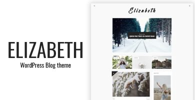 قالب Elizabeth - پوسته وبلاگی برای وردپرس