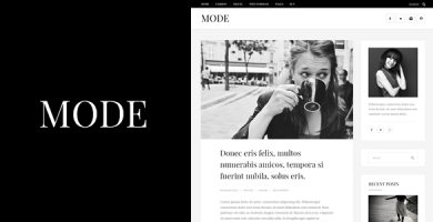 قالب Mode - قالب وبلاگ مد
