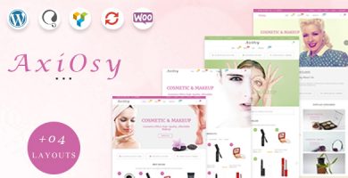قالب AxiOsy - قالب فروشگاهی آرایش و زیبایی