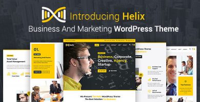 قالب Helix - قالب وردپرس کسب و کار و بازاریابی
