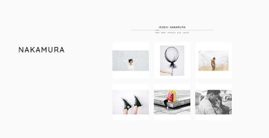 قالب Nakamura - قالب وردپرس نمونه کار و عکاسی مینیمال