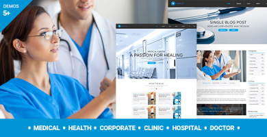 قالب MedPlus - قالب وردپرس پزشکی و سلامتی