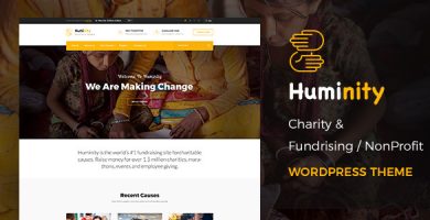 قالب Huminity- Charity - قالب وردپرس جمع آوری وجوه