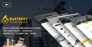 قالب BeStruct - قالب وردپرس ساخت و ساز به همراه فروشگاه