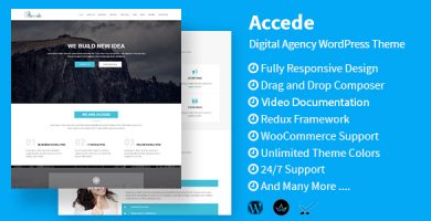قالب Accede - قالب سایت شرکت خدمات دیجیتال