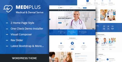 قالب Medi Plus - قالب سلامتی و پزشکی وردپرس