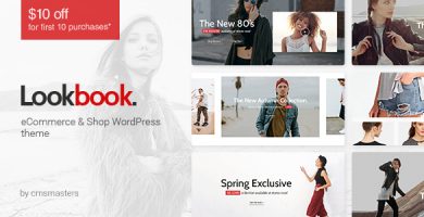 قالب Lookbook - قالب وردپرس فروشگاه لباس و مد