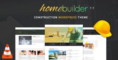 قالب HomeBuilder - قالب وردپرس ساخت و ساز ساختمان