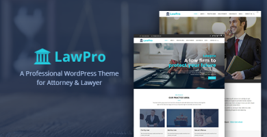 قالب Lawpro - قالب وردپرس حرفه ای برای وکلا