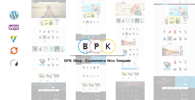 قالب BPK Shop - قالب وردپرس ووکامرس