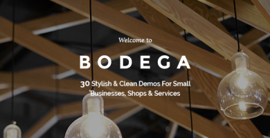 قالب Bodega - قالب وردپرس برای کسب و کارهای کوچک