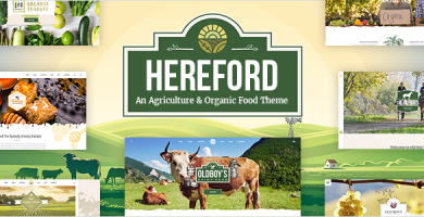 قالب Hereford - قالب وردپرس کشاورزی و ارگانیک