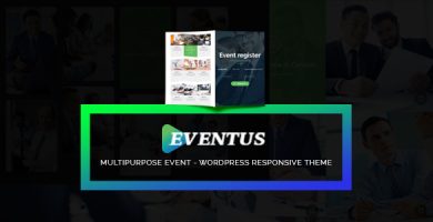 قالب Eventus - قالب وردپرس رویداد و کنفرانس