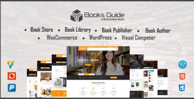 قالب Book Store WordPress Theme - قالب وردپرس فروشگاه کتاب