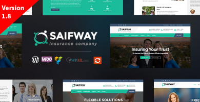 قالب Saifway - قالب وردپرس دفتر بیمه