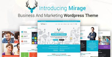 قالب MIRAGE - قالب وردپرس کسب و کار و بازاریابی