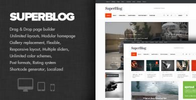 قالب SuperBlog - قالب قدرتمند وبلاگ و مجله