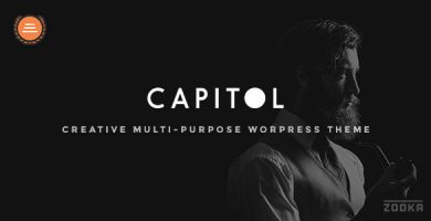 قالب Capitol - قالب وردپرس چند منظوره خلاقانه