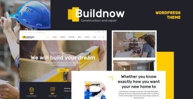 قالب Buildnow - قالب وردپرس ساخت و ساز ساختمان