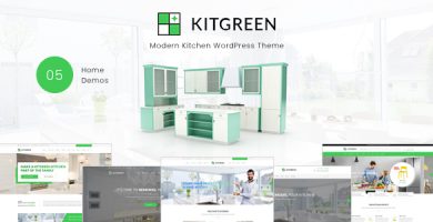 قالب KitGreen - قالب وردپرس آشپزخانه مدرن