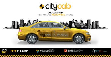 قالب CityCab - قالب وردپرس شرکت تاکسی