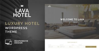 قالب Lava - قالب سایت وردپرس هتل