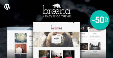 قالب Breena - قالب وبلاگ وردپرس