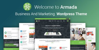 قالب ARMADA - قالب وردپرس کسب و کار و بازاریابی