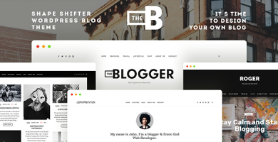 قالب TheBlogger - قالب وردپرس بلاگرها